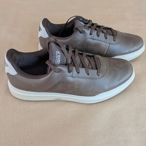 Skechers Men’s Brown Leather Casual Sneaker